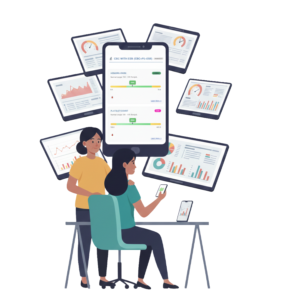 Visual health trends and analytics